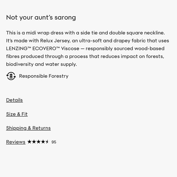 NEW! Midi wrap dress - Picture 7 of 9